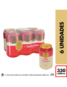 CERVEZA CLUB COLOMBIA ROJA...