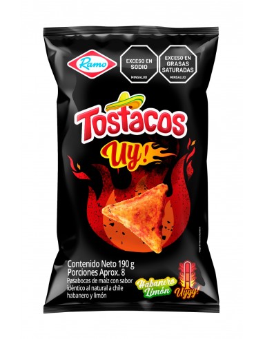 TOSTACO RAMO HABANERO LIMÓN x 190gr