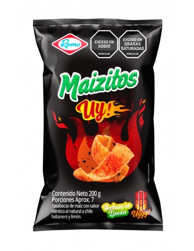 MAIZITOS RAMO HABANERO LIMON x 200gr