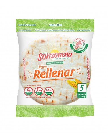 AREPA SONSONEÑA RELLENAR BLANCA x 750gr