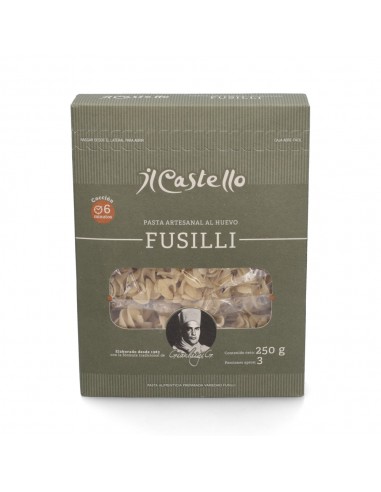 PASTA CASTELLO FUSILLI CAJA x 250gr