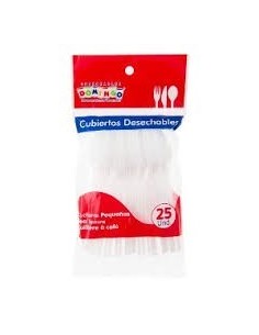 CUCHARA GRANDE BLANCA DOMINGOx25UN